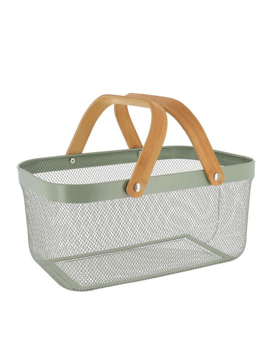 Arti Casa Storage Basket Bamboo Green 39x25x19.5cm 1pcs