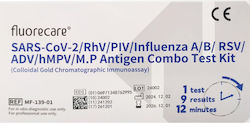 Fluorecare Sars-cov-2 Rhv Piv Influenza A B Rsv Adv Hmpv M.p Antigen Combo Test Kit 1 Τεμ Fluorecare Sars-cov-2 Rhv Piv Influenza A B Rsv Adv Hmpv M.p Antigen Combo Test Kit 1 Τεμ