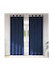 vidaXL vidaXL Set Vorhänge Verdunkelung Fenster mit Grommet Blau 140x245cm