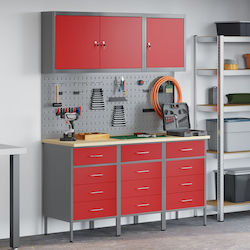 vidaXL Πάγκος Εργασίας Αντοχής 150kg 55x200x150...
