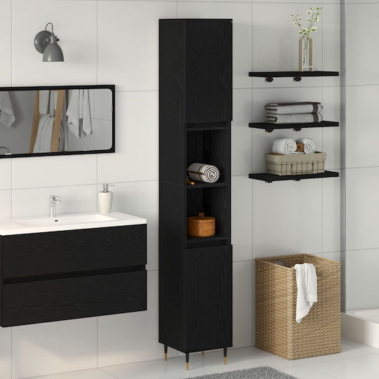 vidaXL Бански Колони За Баня Дъб М30xШ30xВ190см