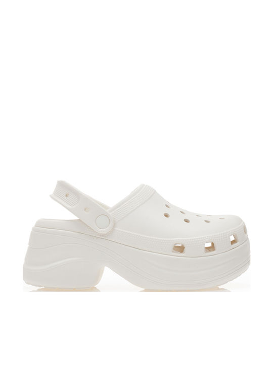Tsoukalas Damen Clogs Weiß