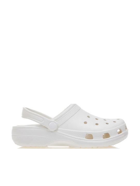 Tsoukalas Women's Clogs White