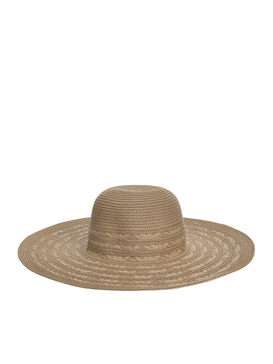 Ble Resort Collection Γυναικείο Ψάθινο Καπέλο Μπεζ