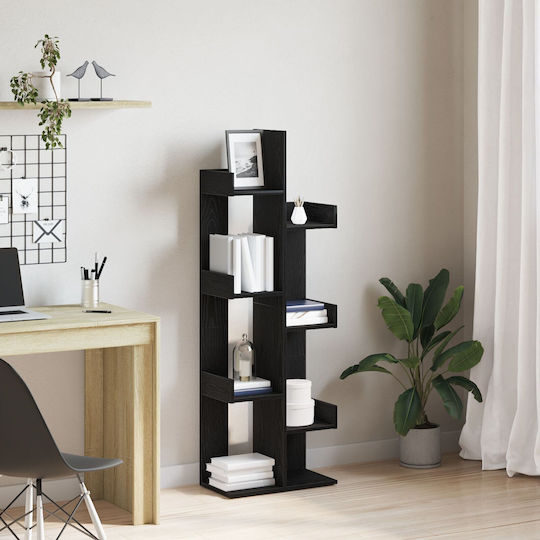 Βιβλιοθήκη Μαύρη Δρυς 48x25.5x140εκ. Βιβλιοθήκη Μαύρη Δρυς 48x25.5x140εκ.