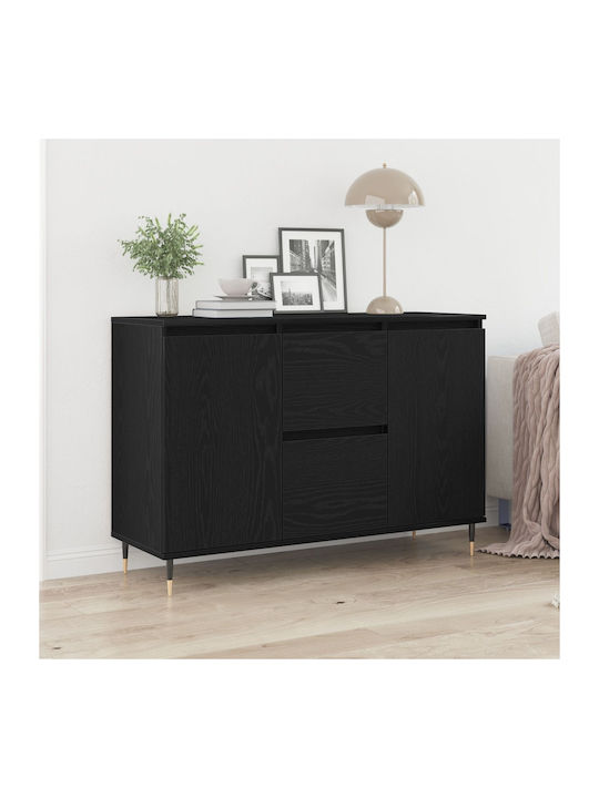 Bufet din Lemn Masiv cu Sertare Black Oak 101.5...