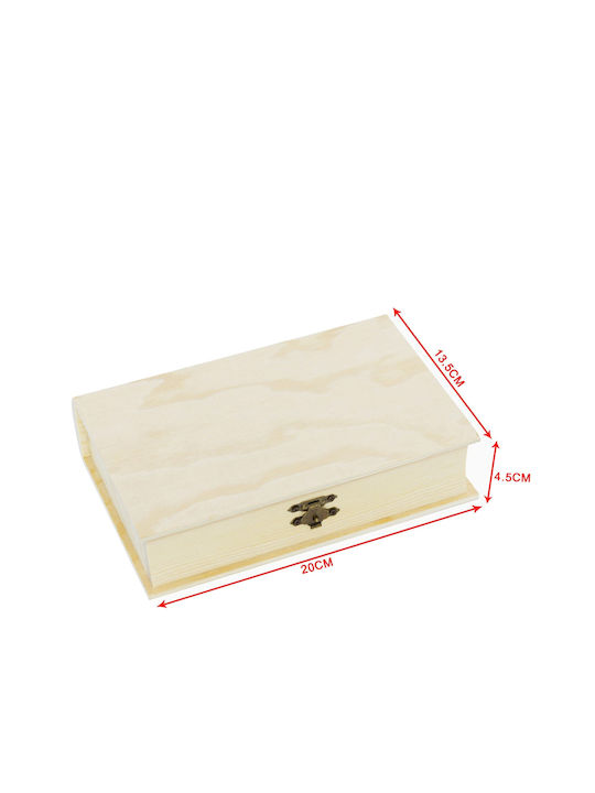 Tpster Cutie Decorativă Lemn 20x13.5x4.8cm