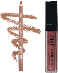 Lorin Lip Combo Makeup Set for the Lips Cocoa 2pcs Lorin Lip Combo Makeup Set for the Lips Cocoa 2pcs