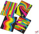 Ντοσιέ Λάστιχο Χάρτινο A4 Blasetti Black & Fluo 8467