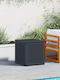 vidaXL Outdoor Storage Box Gray L55xW53xH57cm