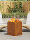 vidaXL Kamin Draußen Metallisch Gray 58x58x51cm