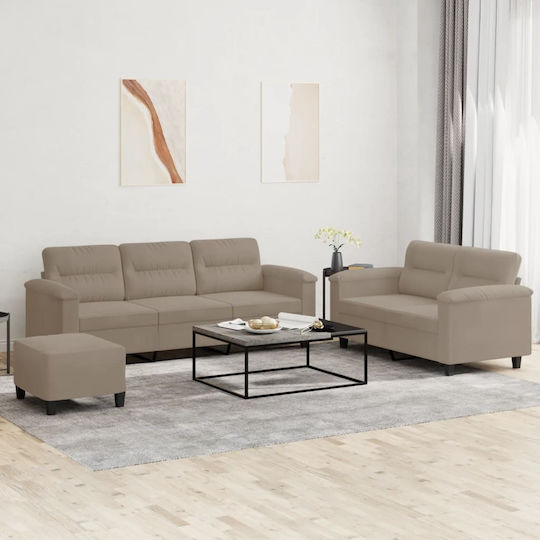 Σετ Σαλονιού 3-Sitzer & 2-Sitzer & Hocker