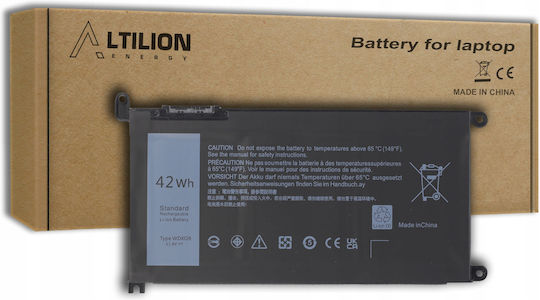 Compatible Battery for Dell Latitude Inspiron Vostro DELL WDX0R WDXOR T2JX4 Y3F7Y with 3680mAh SQWP29DM0ZQKI