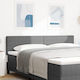 vidaXL Wooden Bed Headboard Open Gray 180x88cm