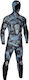 C4 Camo Skin Ocean Divisible Wetsuit Shaved for Speargun Camouflage 3mm