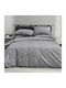 Charalambidis Textiles Duvet Cover Single 160x240 Dots Grey