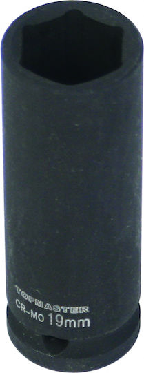 Topmaster Nuss Pneumatisch Sechskant mit Vierkant-Antrieb 1/2" 1Stück