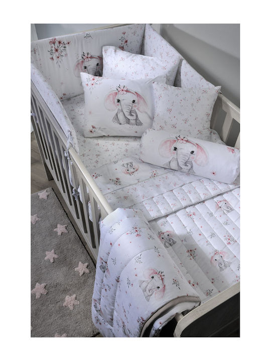 Down Town Home Cotton Baby Quilt 95x145cm Gray