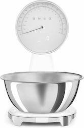 Smeg Аналогова Кухненска Везна 1гр/5кг Бяла KSF01WHWW Smeg Аналогова Кухненска Везна 1гр/5кг Бяла KSF01WHWW