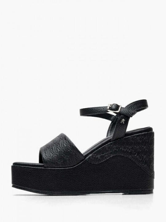 Noelle Tone Women's Platform Shoes Black