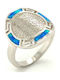 Drandakis Damen Ring mit Steinen aus Silber