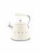 Smeg Τσαγιέρα Ανοξείδωτη Λευκή 2300ml