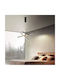 Home Lighting Lustră Negru LED cu Bianco reglabil Lumină 60x16x16cm.