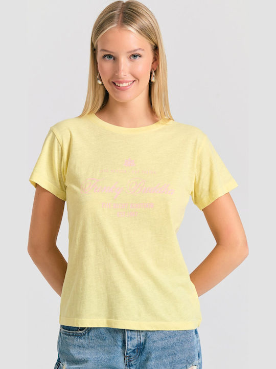 Funky Buddha T-Shirt Κίτρινο Funky Buddha T-Shirt Κίτρινο