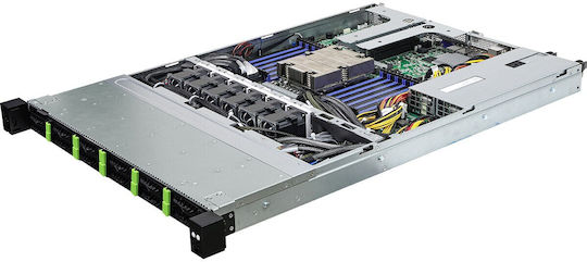 ASRock 1U12E-GENOA/2L2T (EPYC 9004/24GB DDR4/Rack 1U, UP, AMD EPYC 9004, 12xSFF, 2xGbE, 2x10GbE, Red. PSU, IPMI/No OS)