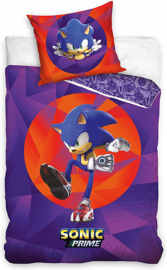 Sonic the Hedgehog Set Kinderbettbezüge Einzellila