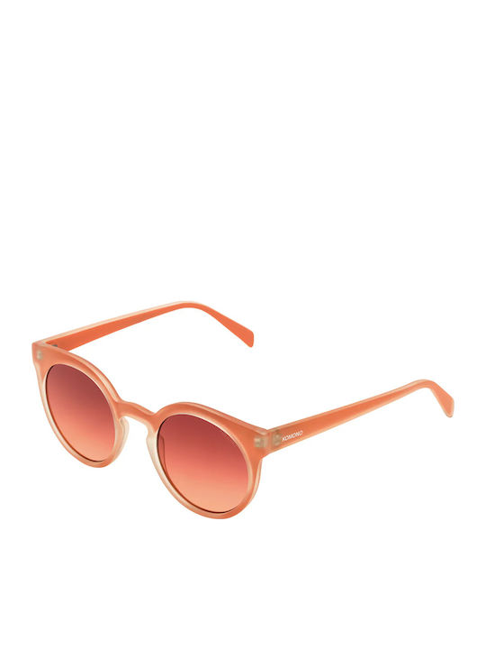 Komono Lulu Unisex Sunglasses with Orange Plastic Frame and Orange Gradient Lens KOM-S8171
