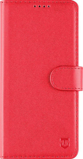 Tactical Field Notes Back Cover Leather / Plastic Red (Redmi Note 14 4G)