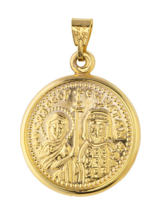 Kontopoulos Charm Talisman Constantin Din Aur Galben 9 Carate