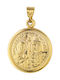 Kontopoulos Charm Talisman Constantin Din Aur Galben 9 Carate