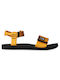 Summit Gold/tnf Black Ανδρικά Σανδάλια σε Κίτρινο Χρώμα