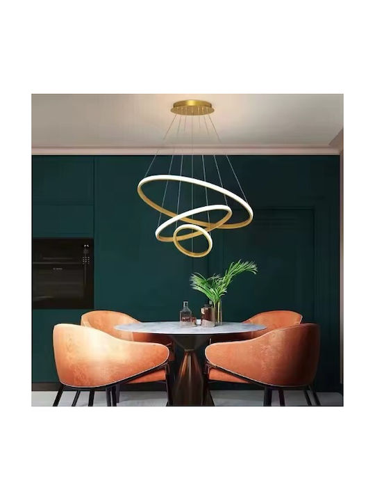 Home Lighting Lustră Auriu LED cu Bianco reglabil Lumină 60x40x20cm.