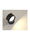 Se Led 4 Mizu Black Wall Battery Led Lamp Recharcheable 8x4,5cm 3,5w 2000mah 3cct Charging Time