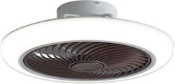 Home Lighting Dalton Затворен Тип Плафон С Магия Кафяво И Бяло