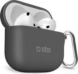 SBS Θήκη Σιλικόνης σε Μαύρο χρώμα για Apple AirPods 4