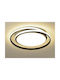 Home Lighting Πλαφονιέρα Οροφής 47εκ. Μαύρη με Ενσωματωμένο LED