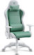 SENSE7 Spellcaster FUKU Artificial Leather Gaming Chair with Adjustable Arms White/Green