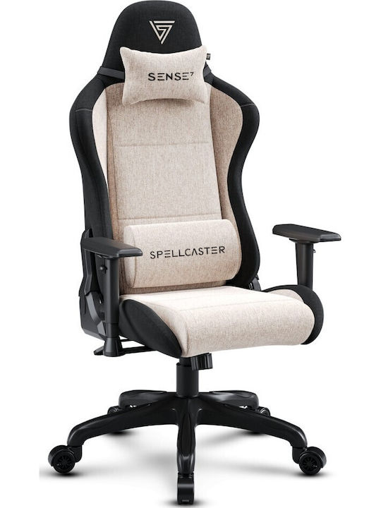 SENSE7 Spellcaster FUKU Scaun Gaming cu Brațe Reglabile Black / Beige