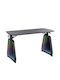 Wooden Desk Black with LED 75x60x75cm