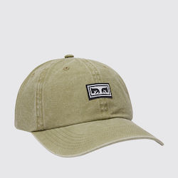 Obey Icon Eyes Pigment 6 Panel Velcro Back 100580391-kha