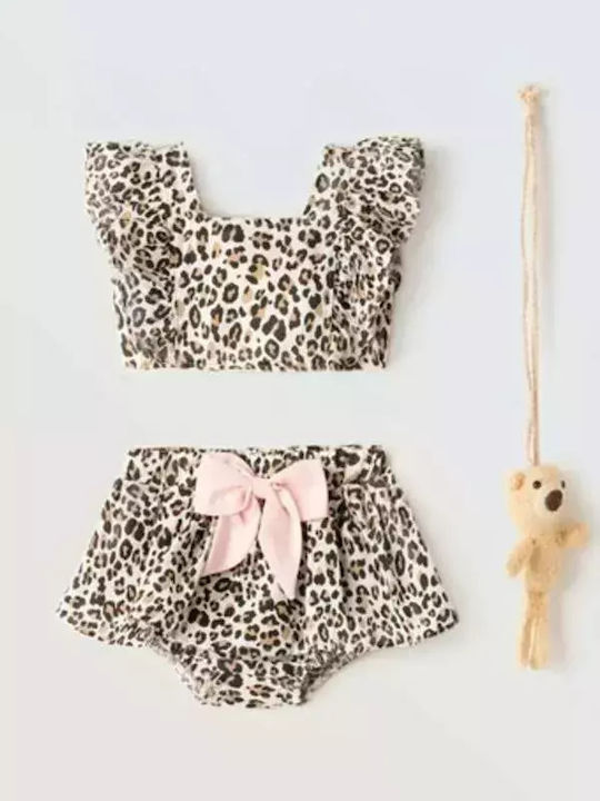 Комплект Лято 2бр Black, Brown, Leopard