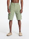 Къси панталони Tommy Jeans Otis Twill Regular Cargo в зелено