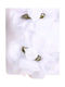 Elecool Set of Kids Hair Clips with Hair Clip Flower in White Color 2pcs