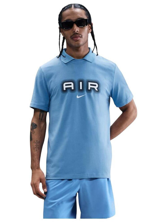 Nike Air Спортна тениска Син