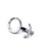 Finetto Wall Hanger Metal Silver 2 Hooks