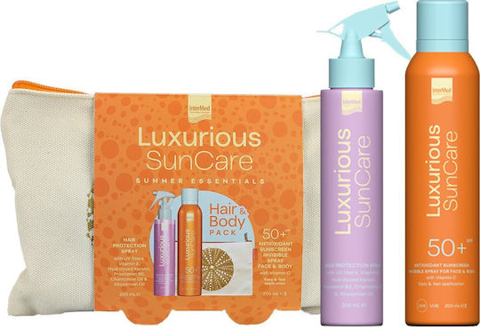 InterMed Suncare Summer Essentials Σετ με Αντηλιακό Σώματος & Νεσεσέρ SPF50 3τμχ
